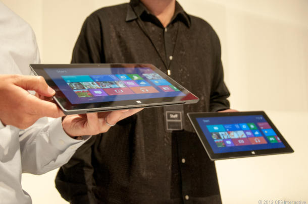  Windows 8 Microsoft Surface:   